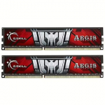 G.SKILL Aegis, DDR3, 8GB, 1600MHz, CL11, Kit of 2 F3-1600C11D-8GIS