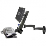 Ergotron 200 Series Combo Arm with Keyboard tray, up to 24" 45-230-200