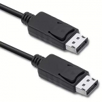Qoltec DisplayPort v1.2, 5K, 1.5m, Black 50372