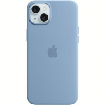 Apple iPhone 15 Plus Silicone Case with MagSafe - Winter Blue MT193ZM/A