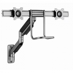 Gembird Adjustable wall 2-display mounting arm, 17-32" MA-WA2-02