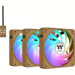 Thermaltake CT120 EX Reverse ARGB Sync, 3-Pack, Gravel Sand CL-F224-PL12GS-A