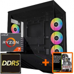 TopPC AMD Ryzen 7 (Zen 5) GMNG X3D, Ryzen 7 9800X3D, 64GB (2x32) DDR5, GeForce RTX 5070 Ti, 2TB NVMe Gen4 DATK386-1310064