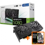 PNY Technologies GeForce RTX 5080, 16GB GDDR7, Slim OC (DLSS 4) VCG508016DFSXPB1-O