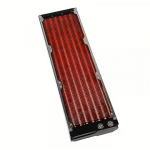 Aqua Computer Airplex modularity system 420 mm, copper fins, one circuit, stainless steel side panels 33041