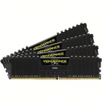Corsair Vengeance LPX Black, DDR4, 64GB, 3200MHz, CL16, Kit of 4 CMK64GX4M4E3200C16