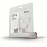 Lindy USB PORT BLOCKER 10PACK/ORANGE 40463