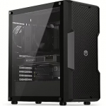 Endorfy Regnum 400 Air, Black, Tempered Glass EY2A008