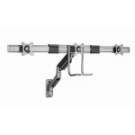 Gembird Adjustable wall 3-display mounting arm, 17-27" MA-WA3-01
