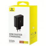 Baseus Cube Pro 65W GaN Travel Charger 2x USB-C USB-A P10152301113-00