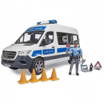 Bruder Mercedes-Benz Police Sprinter set with a figure and a light/sound module BR-02683