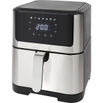 Profi Cook hot air fryer PC-FR 1269 H stainless steel/black, 1,800 watts, 8-liter basket 501269
