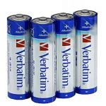 Verbatim Alkaline AA Batteries 4pcs 49921V