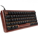 Sharkoon SKILLER SGK50 S4 Gen2 Wood PBT (wood/black, DE layout, Gateron G Pro 3.0 Yellow) 4044951042784