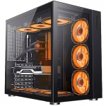 Gamemax INFINITY BK, Tempered Glass, Black INFINITY BK