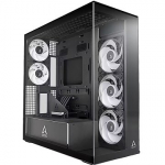 Arctic Xtender (Clear Glass), Tempered Glass, Black (Vertical GPU Mounting) ACPCC00024A