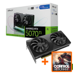 PNY Technologies GeForce RTX 5070 Ti, 16GB GDDR7, Slim OC (DLSS 4) VCG5070T16DFSXPB1-O