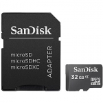 Sandisk microSDHC, 32GB, Class 4 +Adapter SDSDQM-032G-B35A