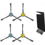 Midea Spare Parts Kit: Side Brush&times;4pcs, Cleaning Brush&times;1pcs for I5C White 12175000A43594