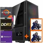 TopPC CS2 M4A4, Ryzen 7 7800X3D, 32GB (2x16) DDR5, GeForce RTX 5070 Ti, 1TB NVMe Gen4, Windows 11 Pro DATK353-1392966