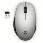 Hewlett Packard Wireless Mouse 300 Dual Mode, White 6CR72AA#ABB