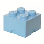 Lego Storage Brick 4, Light Blue 40031736