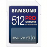 Samsung PRO Ultimate, SDXC, 512GB, UHS-I, U3, V30 +Reader MB-SY512SB/WW