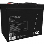Green Cell AGM VRLA 12V 50Ah maintenance-free battery for boats, scooters, camper vans, wheelchairs, lawnmower AGM56