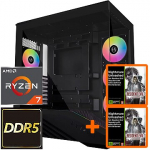 TopPC AMD Ryzen 7 (Zen 5) GMNG X3D, Ryzen 7 9800X3D, 64GB (2x32) DDR5, GeForce RTX 5070 Ti, 4TB NVMe Gen5 DATK386-1310067