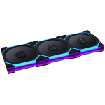 Lian Li UNI FAN SL FLEX 120, Black, 3 Pack + Controller 12SL1F3B
