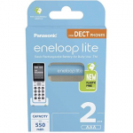 Panasonic Rechargeable AAA, 550 mAh, x2 BK-4LCCE/2DE