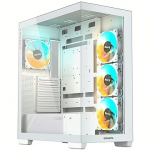 Gigabyte C500 RGB, Panoramic Tempered Glass, White GB-C500PI ST
