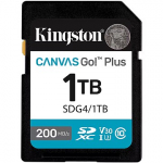 Kingston SDXC Canvas Go Plus Gen4 1TB C10 UHS-I U3 V30 SDG4/1TB