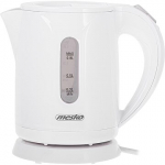 Mesko | Kettle | MS 1376 | Electric | 850 W | 0.8 L | Plastic | 360&deg; rotational base | White MS 1376