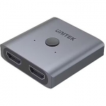 Unitek 4K Aluminium HDMI 2.0 Switch 2-To-1 Bi-Directional V1127A