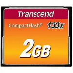 Transcend 133x, 2GB, Compact Flash Card TS2GCF133