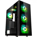 Kolink Observatory HF Plus Glass ARGB, Tempered Glass, Black OBSERVATORY HF PLUS GB