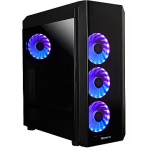 Chieftec Scorpion 3, Tempered Glass, Black GL-03B-UC-OP