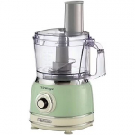 Ariete Vintage Green Multifunctional Food Processor, light green/cream, 1000 watts, 1.2 liters 1781GR