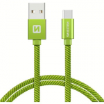 Swissten USB-A 3.1 to USB-C, 0.2m SW-QU-TYPC-3.1-0.2M-GRE