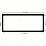 Demciflex Dust Filter Fractal Design Define R6, Top 1089