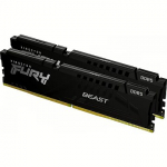 Kingston FURY Beast Black, DDR5, 64GB, 5600MT/s, CL40, Kit of 2 KF556C40BBK2-64