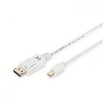 Digitus Mini DisplayPort 1.1 to DisplayPort, 1m AK-340102-030-W