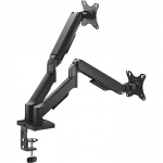 Savio Dual monitor spring loaded desk mount, 17-32" UM-04