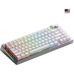 Glorious GMMK 3 Pro Wireless 75 % Custom Gaming, ANSI (US) GLO-KB-GMMK3-PRO-75-PB-FOX-WL-SIL-US