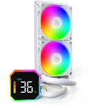 Montech HyperFlow Digital 240, White HYPERFLOW DIGITAL 240 (W)