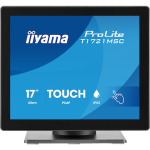 Iiyama 17IN PCAP BEZEL FREE FRONT 10P TOUCH 1280X1024 SPEAKERS VGA HDM T1721MSC-B3