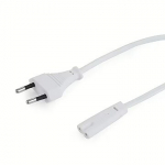 Gembird Power cord, 1.8m, white PC-184/2-W