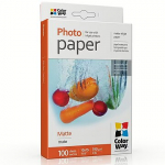 ColorWay Matte Photo Paper, 100 sheets, 10x15, 190 g/m&sup2; PM1901004R