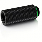 Bitspower Glorious Black G1/4" IG1/4" Extender Fitting - 40MM, 2pcs BPTA-F64-GB